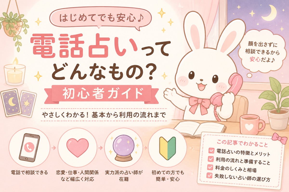 電話占いの始め方【初心者向け】
