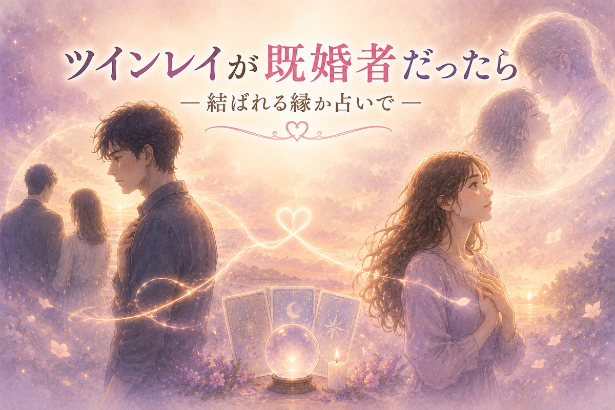 ツインレイが既婚者だったら｜結ばれる縁か占いで
